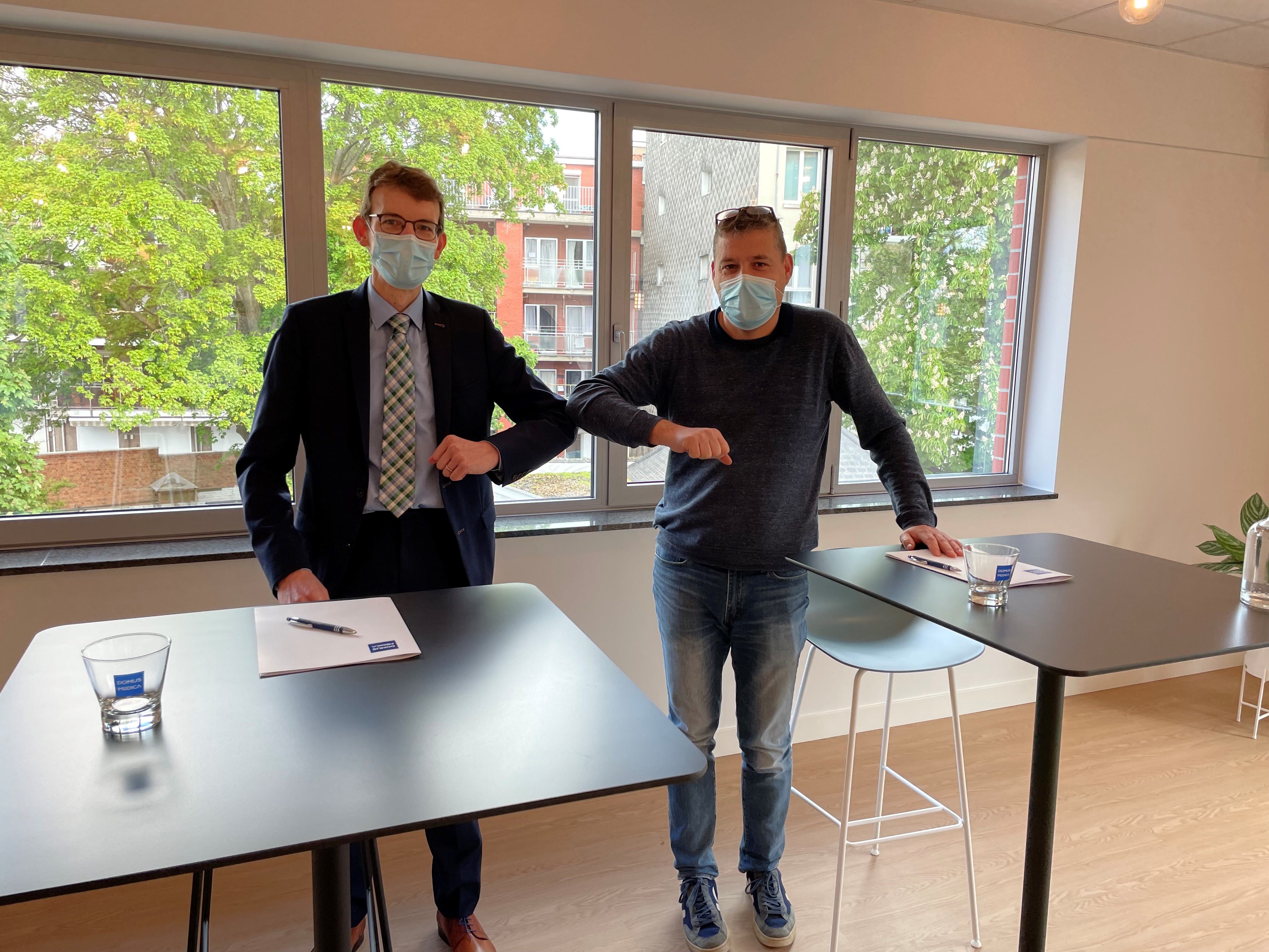 Roel Van Giel, Domus Medica (l) en Bart Van de Velde, Wachtposten Vlaanderen (r)